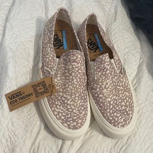 Vans Eco Theory Animal Print Slip Ons